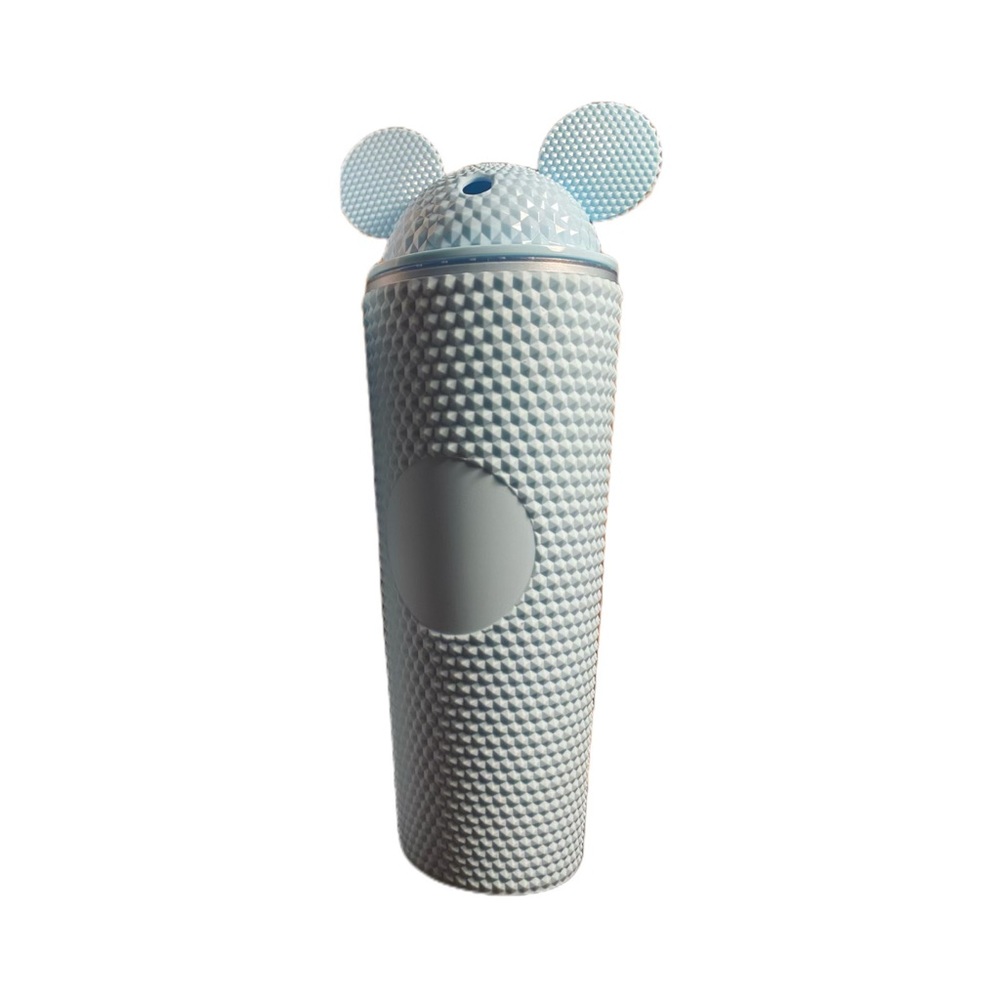 Mickey Geometric Tumbler cup with straw
